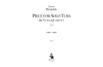 Piece for Solo Tuba/Tuba Quartet