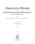 Concerto in One Movement for Piano and Orchestra (single performance score)