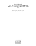 Violin Concerto, Op. 86 (Piano Reduction)