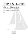 Night Rubrics: Phantasy for Solo Cello