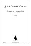 De Los Montes Vengo (from Romances Pastorales, Op. 10)