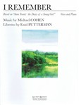Hal Leonard Cohen   I Remember - Based on "Anne Frank: the Diary of a Young Girl" - Vocal / Piano