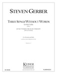 Three Songs Without Words from Words for Music Perhaps