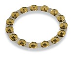 Lp Lp3814sbs 14-inch Tambo-ring - Stainless Steel With Brass Jingles