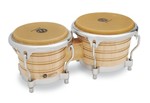 Lp Lp201ax-2 7-1/4 And 8-5/8 Bongos - Natural With Chrome Hardware
