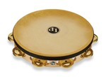 Lp Pro 10 Inch Single Row Headed Tambourine - Brass