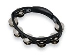 Lp Lp150 Cyclops Handheld Tambourine - Black With Steel Jingles