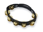 Lp Lp170 Cyclops Handheld Tambourine - Black With Brass Jingles