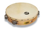 Cp By Lp Cp380 10 Handheld Double Row Headed Tambourine - Steel Jingles