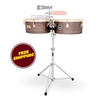 Lp Lp257 14 And 15 Karl Perazzo Timbales - Antique Bronze