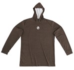 We Are Rhythm Hooded Tee Brown Small