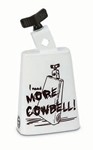Lp White I Need More Cowbell Collect-a-bell 5in 3/8in Mount