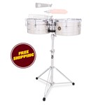 Lp Lp255-s 12 And 13 Tito Puente Timbales - Stainless Steel