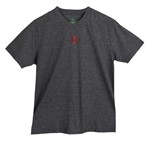 Women's V-neck Tee Charcoal X-large