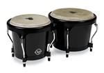 Lp Lp Aspire Lpa601f-bk Bongo Set Fiberglass Black With Black Hardware