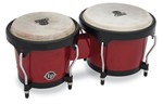 Lp Lp Aspire Lpa601f-rd Bongo Set Fiberglass Red With Black Hardware