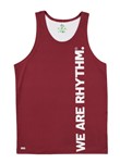 We Are Rhythm Tank Red Medium