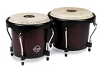 Lp Lp646ny-dw City Series 6-inch And 7-inch Bongo Set - Dark Wood