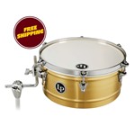 14 Brass Timbale With Chrome Hardware And Mount Bracket