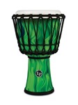 Lp 7-inch Rope Tuned Circle Djembe With Perfect-pitch Head - Green Marble