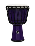 Lp 7-inch Rope Tuned Circle Djembe With Perfect-pitch Head - Purple