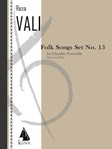 Folk Songs: Set No. 15 for 5 Players, Score and Parts