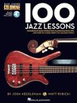 100 Jazz Lessons w/online audio [bass guitar] Bass Gtr