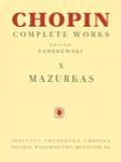 Chopin Mazurkas Complete Works Vol X Paderewski Edition