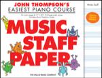John Thompson's Easiest Piano Course - Music Wide-Staff Manuscript Paper in Color