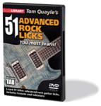 Tom Quayle's 51 Advanced Rock Licks You Must Learn! [guitar DVD]