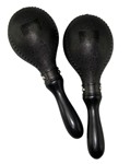Double Black Plastic Maracas