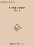 String Quartet No 6 Score And Parts [string quartet] Bolcom Str Qrt
