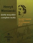 Second Concerto For Violin With Piano Accompaniment Op 22 [violin]