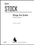 Elegy for John for Solo Timpani [timpani] Stock