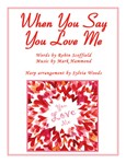 When You Say You Love Me [harp] Sylvia Woods