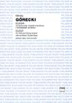 Elegy [cello w/string quartet and bass] Gorecki Score & Pa