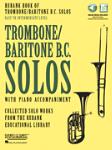 Rubank Book of Trombone/Baritone BC Solos Easy to Intermediate w/online audio Tbm/BariBC