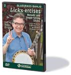 Bluegrass Banjo Licks-Ercises® DVD 2: Single String & Melodic Styles [banjo]