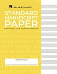 Manuscript Paper: 12-Staff, 3-Hole Punched