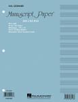 Manuscript Paper (Deluxe Pad)(Blue Cover) - Mnsc