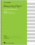 Standard Wirebound Manuscript Paper (Green Cover) - Mnsc