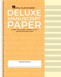 Deluxe Wirebound Super Premium Manuscript Paper (Gold Cover) -