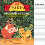 Manuscript Paper: Lion King, Wide Staff