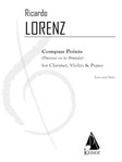 Compass Points (Puentos en la Brujula) for Clarinet, Violin, and Piano - Score and Parts