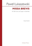 Missa Brevis Vocal Score SSA, Organ