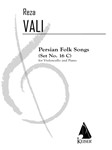 Persian Folk Songs (Set No. 16c) for Cello and Piano