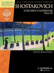 Children's Notebook Op 69 [piano] Schirmer Performance Edition