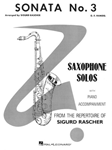 Hal Leonard Handel Rascher S  Sonata No 3 - Alto Saxophone
