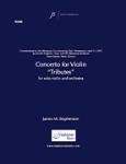Concerto For Violin (Tributes) - Violin And Orchestra - Piano Reduction
