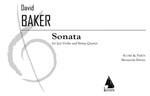 Sonata - for Jazz Violin and String Quartet Score and Parts